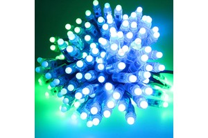SHIJI Decorations Permanent Led Holiday Pixels Dmx512 Lighting Lamp Christmas Led String Light Pixel Christmas Light