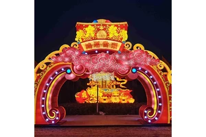 LED Silk Lantern Ornaments for Festive Occasions-for Valentine's Day Chinese New Year Halloween Lantern Shows