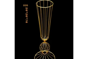 Wedding Decoration Gold Metal Flower Stand and Centerpiece Cp037 Event Wedding Table Centerpiece