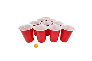 632023 Plastic Beer Pong Set Holiday Gift Party Game Festival Pingpang Ball Fun Team Activity Party Maker