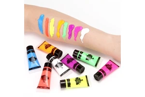 8 Colors 10ML Fluorescent Colorful Unisex Body & Face Paint for Skin Painting for Fans' Activities