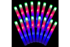 Cheer Luminous Foam Tube RGB LED DJ Night Club Concert Bulk Party Supplies Chinese Portable Custom Logo Christmas Easter
