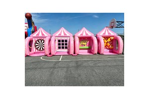 PVC Inflatable Carnival Basketball Football Shooting Games Carnival Inflatable Games Custom Inflatable Carnival Dart