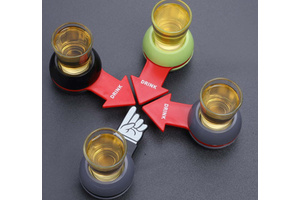 Bar Drinking Game Turntable Prop Lively Party Entertainment Toy for Nightclub Pub & Friends Party