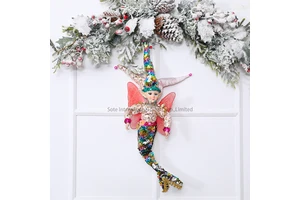 SOTE Best Selling Colorful Christmas Elf Ornaments 50CM Plastic + Polyester Custom Logo Christmas New Year Decor