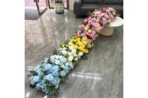Colorful Table Flowers for a Wedding Decoration