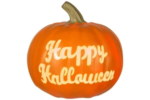 Party Supplies Outdoor Decoration LED Eco-friendly Halloween Plastic Pumpkin