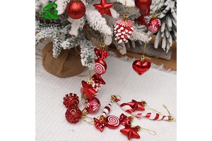 New Arrival PVC Garden Decor Christmas Tree Hanging Candy Ornaments for Holiday Decorations Xmas Decorations New Arrival