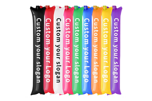 Sports Event Cheer Supplies Custom Printed Inflatable Thunder Cheer Sticks for Sports Game Concert Event Fan Cheering