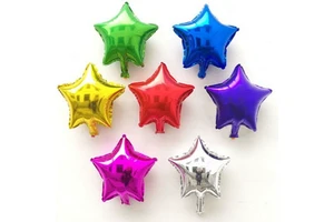 18-Inch Five-Pointed Star Balloons Premium Aluminium Foil Supplies for Graduation Back School Halloween Party Decorations
