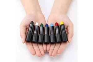 Face Paint Stick Multi-use Twist up Body Painting Crayon Portable High Pigment Lip Eye Makeup Stick for Cosplay Party Body Art