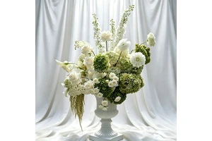 Wedding Trend White Green Calla Lily Floral Table Centerpieces Artificial Hanging Flower Ball Centerpiece Wedding Decor Supplies