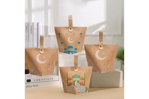 Ramadan Decoration Moon Star Candy Packaging Box Gift Boxes Islamic Muslim Party Favors Eid Mubarak Ramadan Supplies