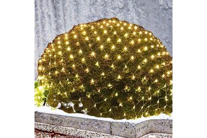 LED Net Mesh String Light 1.5*1.5 2*2 3*3m Landscape Garden Fairy Light Christmas Wedding Party Holiday Warm White PVC IP65