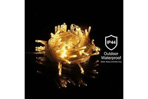 AC 110V 220V LED Fairy String Lights 100M 2700K Soft Warm White Dimmable IP44 Waterproof Plug in Decoration for Christmas Tree
