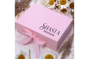 Personalized Bridesmaid Proposal Box Keepsake Bridesmaid Empty Box Proposal Bridal Party Box