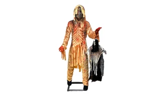 Haunted House Props & Ghost House Design Halloween Party Animated Prank Decorations Plastic Indoor Adult Durable
