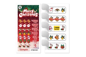 Pull Tab Supplier Win Cards Printing Manufacture Break Open Pull Tab Lottery Free Design