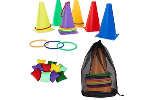Birthday Party Supplies Funny Indoor Outdoor Activity Game Set Throwing Game Bean Bag Toss Game for Kids