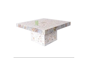 Wholesale Eco-Friendly Mother of Pearl Cake Stand Handmade in Vietnam HNH Craft Hot Selling Ramadan Holiday Accessory