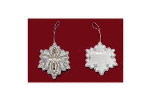 New Good Looking Product In Wholesale Prices Christmas Tree Customize Shaped Decorative Ornaments With Zari Material For Hanging