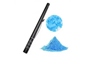 Biodegradable Tissue Gift Eco-friendly 80cm Electric Popper Happy Petal Compressed Air Paper Confetti Cannon Wedding