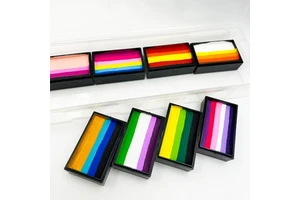 Mei Shang Children's Mineral Body Paint Set 35g Color Box Easy-to-Color Easy-to-Clean Face Painting Pigment New Rainbow Strip