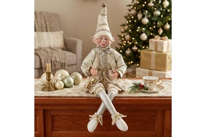 Novelty Champagne Elf Doll Room Big Christmas Decor Source Factory Plush Doll Gnomes