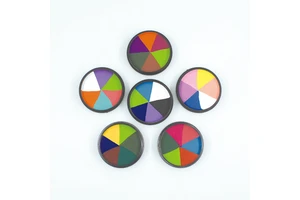 Rainbow Face and Body Paint Pigment 6-Color Water-Based Makeup Painting for Kids for Halloween and Cosplay 30g Net Wt.