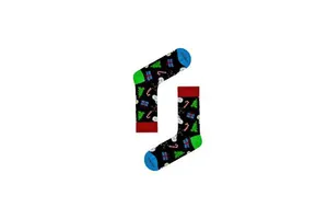 Patterned Cotton Knit Unisex Adult Christmas Ornament Socks Very Colorful Holiday Supplies for Festive Decorations