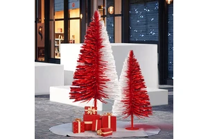 Handmade Festive Christmas Tree Ornaments Artificial Tree Decorations for Holiday Season Parties