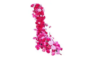New Wedding Trailing Table Flowers, Waterfall Flowers, Table Centerpieces