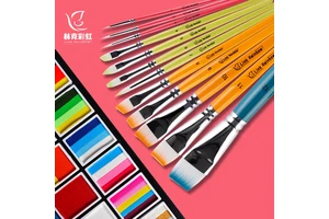 Premium Nylon Body Painting Brushes for Professional Artistic Face and Art