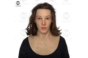 High Simulation Silicone Full Face Mask Transgender Woman Halloween Easter Costume Female Face Crossdresser Cosplay Reusable