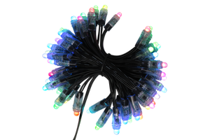 ETOP DC5V DC12V WS2811 RGB LED Pixel Light 12mm Addressable Christmas Permanent Pixel Light for Outdoor Holiday Decor Use