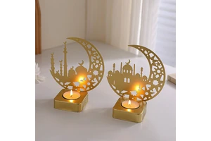 New Eid Mubarak Ramadan Party Decor Eco-friendly Acrylic Muslim Islam Celebration Supplies with Kareem Good Quality