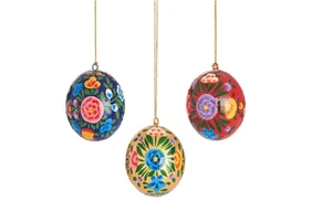 Handcrafted Kashmir Christmas Ornaments Unique Home Decor for Holiday Season