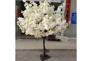 Decoration Table Centerpiece 4ft 5 Feet Tabletop Artificial White Pink Cherry Blossom Tree For Wedding