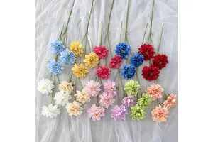 Colorful Long Stem Wedding Events Decorations Artificial Flower Table Floral Centerpiece Backdrop Arrangements