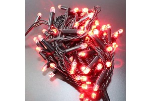 Commercial Grade 30m Outdoor Christmas Fairy Lamp 300LED Red String Light IP67 Weather Resistant for Rain & Snow