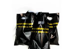 10pcs/set Black Gold Kaaba Gift Bags Umrah Mubarak Candy Bag For Muslim Party Decorations