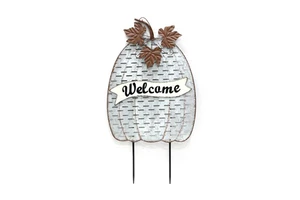 Metal Halloween Pumpkins garden stakes decor