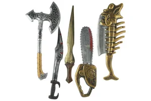 Theme Halloween Decoration Set Party Supplies Halloween Props Sword Electric Saw Axe Halloween Merchandise