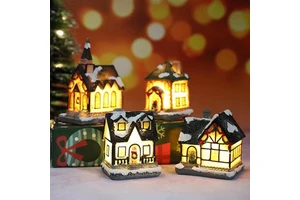 Christmas Lantern Light Merry Christmas Decorations for Home Christmas Tree Ornaments Xmas Gifts 2023 New Year 2023