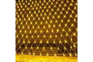 LED Net Christmas Garland Light Outdoor Waterproof Garden Tree Decor
