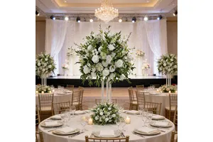 Wedding Table Decoration 50cm 60cm 70cm Fuchsia Plum Rose Purple Artificial Flower Ball Wedding Centerpieces Flower