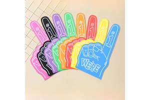 Cheering Fun Hand Foam Giant Finger Gloves Cheerleading Props Sports Event Team Game Party Supplies