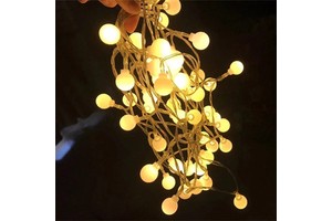LED Ball Garland String Light Christmas Holiday Lighting Fairy Light Outdoor Party Wedding Xmas Decoration Night Lamp