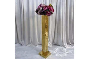 Gold Stainless Steel Wedding Table Top Decorations Centerpiece for Flowers Balls