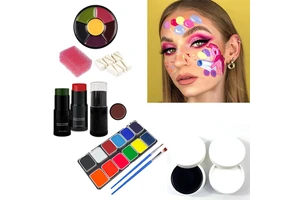 Wholesale OEM Face Paint Long Lasting Vegan Body Painting Halloween 3 Colors Painting Oil Suitable for Makeup Parties, Cosplay